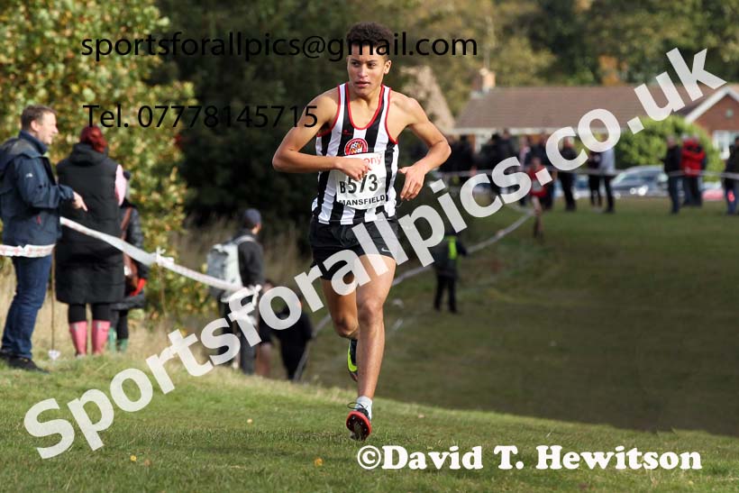 Junior mens 2021 National Cross Country Relays, Berry Hill Park, Mansfield. Photo: David T. Hewitson/Sports for All Pics